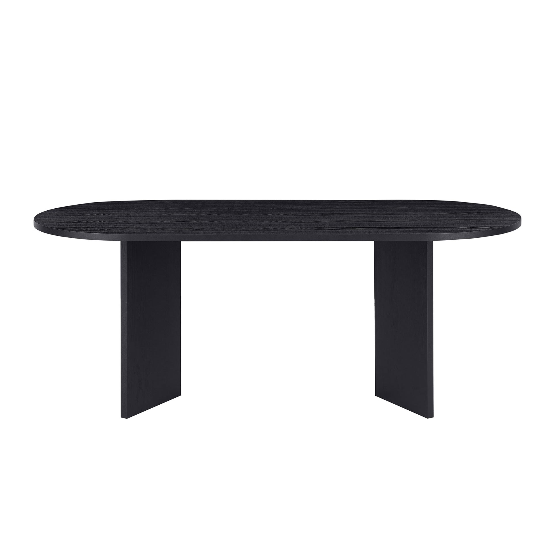 Wood Dining Table Kitchen Table Small Space Dining Table Black Desk Top Black Foam Mdf