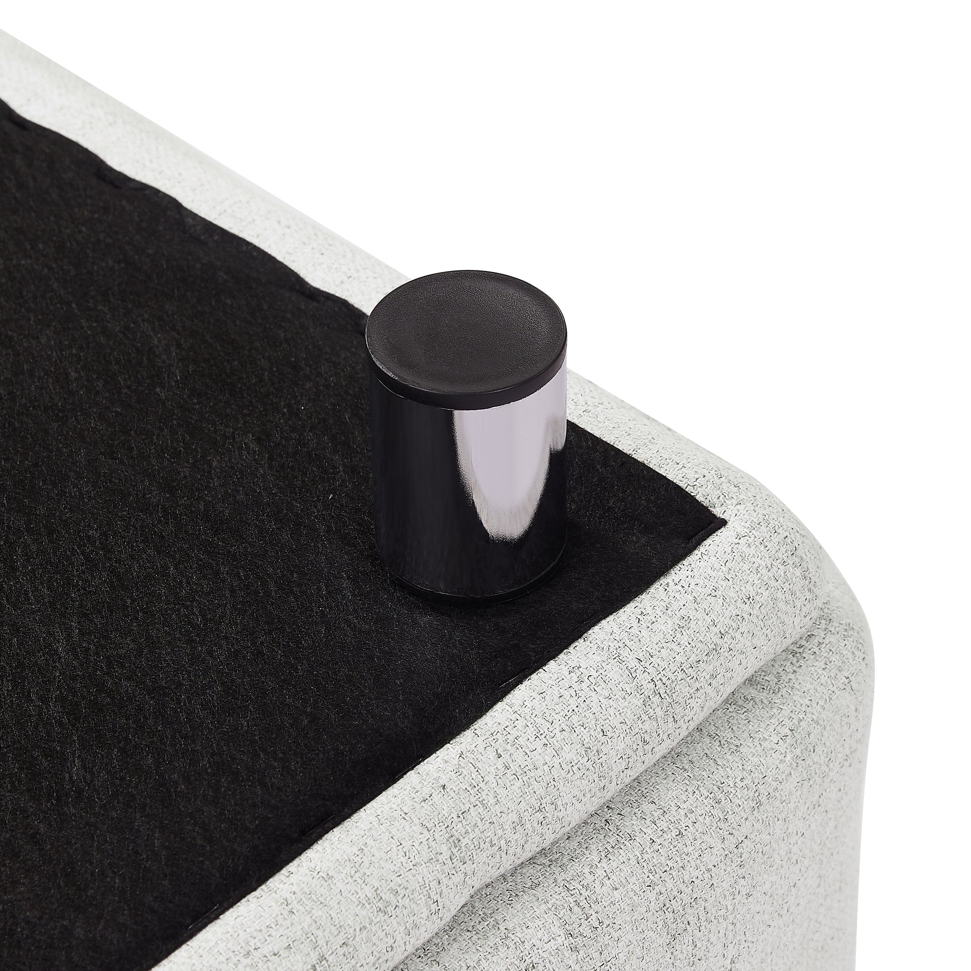 Fabric Accent Cotton Linen Chair Single Sofa 42"W Accent Chair For Bedroom Living Room Apartment, Light Grey Light Gray Cotton Linen 1 Seat