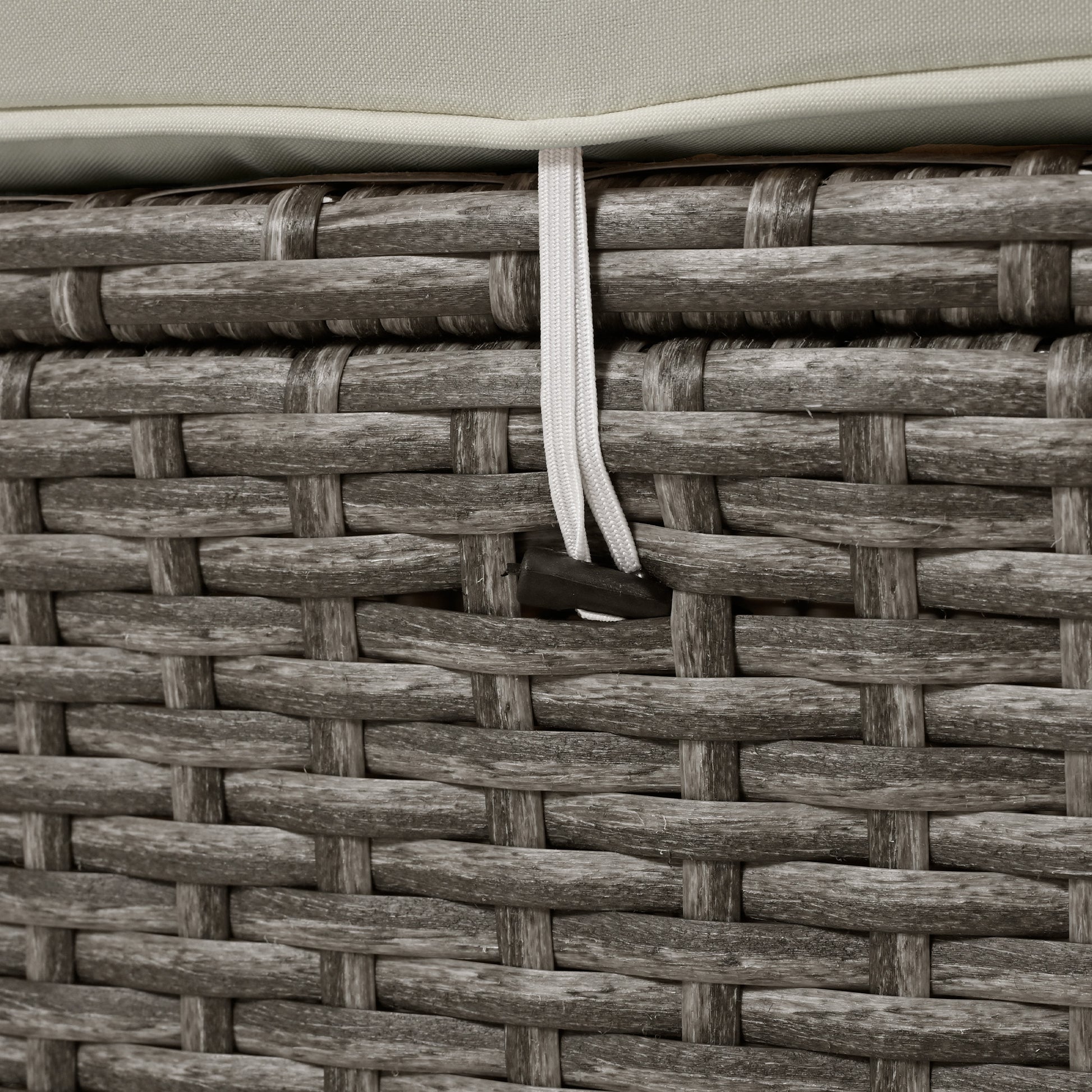 Patio 5 Piece Round Rattan Sectional Sofa Set All Weather Pe Wicker Sunbed Daybed With Round Liftable Table And Washable Cushions For Outdoor Backyard Poolside, Gray Yes Deep Seating Gray Water Resistant Frame Water Resistant Cushion Garden & Outdoor