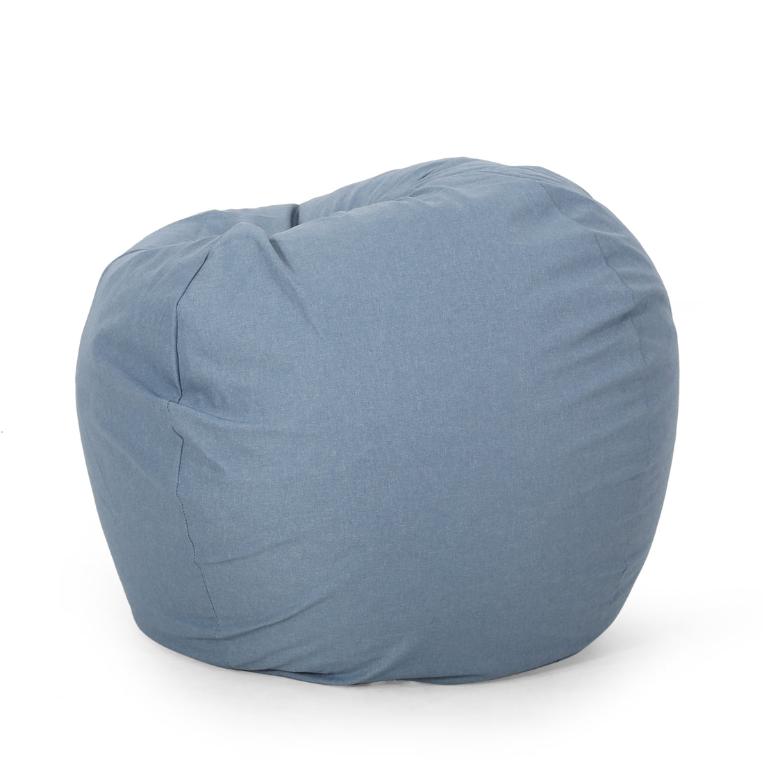 Chisal 3 Foot Bean Bag, Teal Teal Fabric