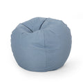Chisal 3 Foot Bean Bag, Teal Teal Fabric