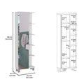 Linen Single Door Cabinet 62