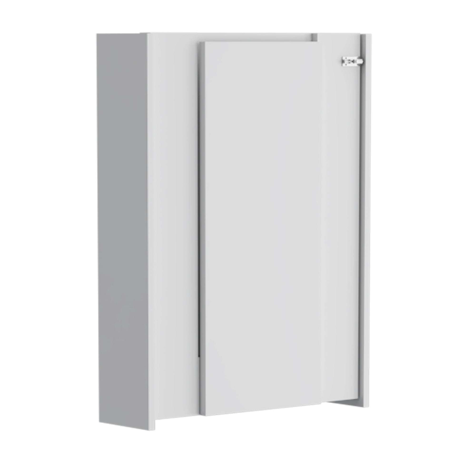 Toscana Wall Foldable Table With Multiple Shelves, White White Particle Board Particle Board