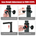 Portable Pull Up Push Ups Home Fitness Assembly Convenient Soft Grip Home Equipment Training For Adults Indoor And Outdoor Black Iron