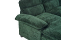 U Shaped Profile Sofa, Including Two Single Seats And Two Chaise, Modular Sofa, Chenille Sofa,Green Green Foam Polyester 4 Seat