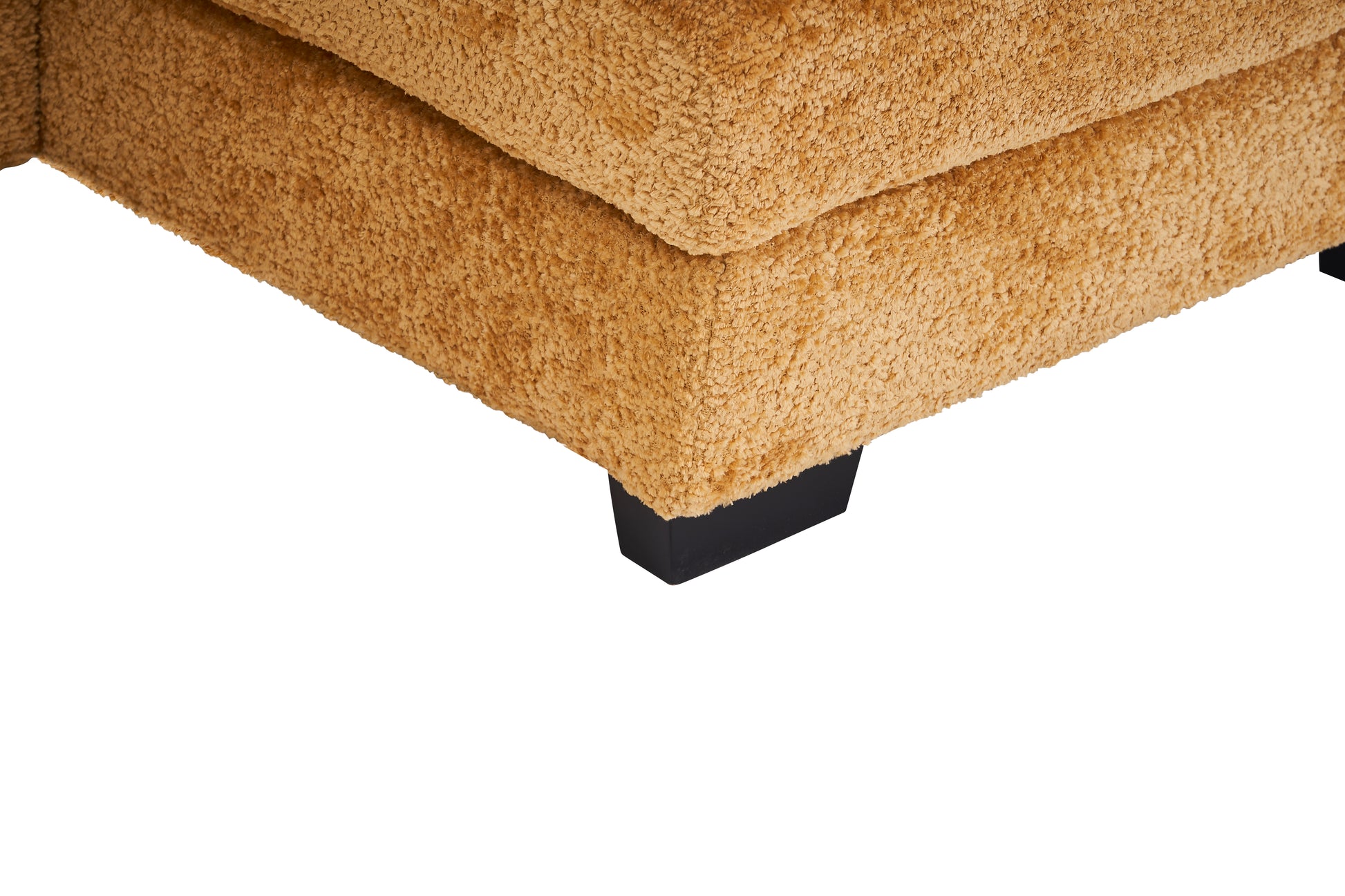 U Shaped Profile Sofa, Including Two Single Seats And Two Chaise, Modular Sofa, Chenille Sofa,Yellow Yellow Foam Polyester 4 Seat