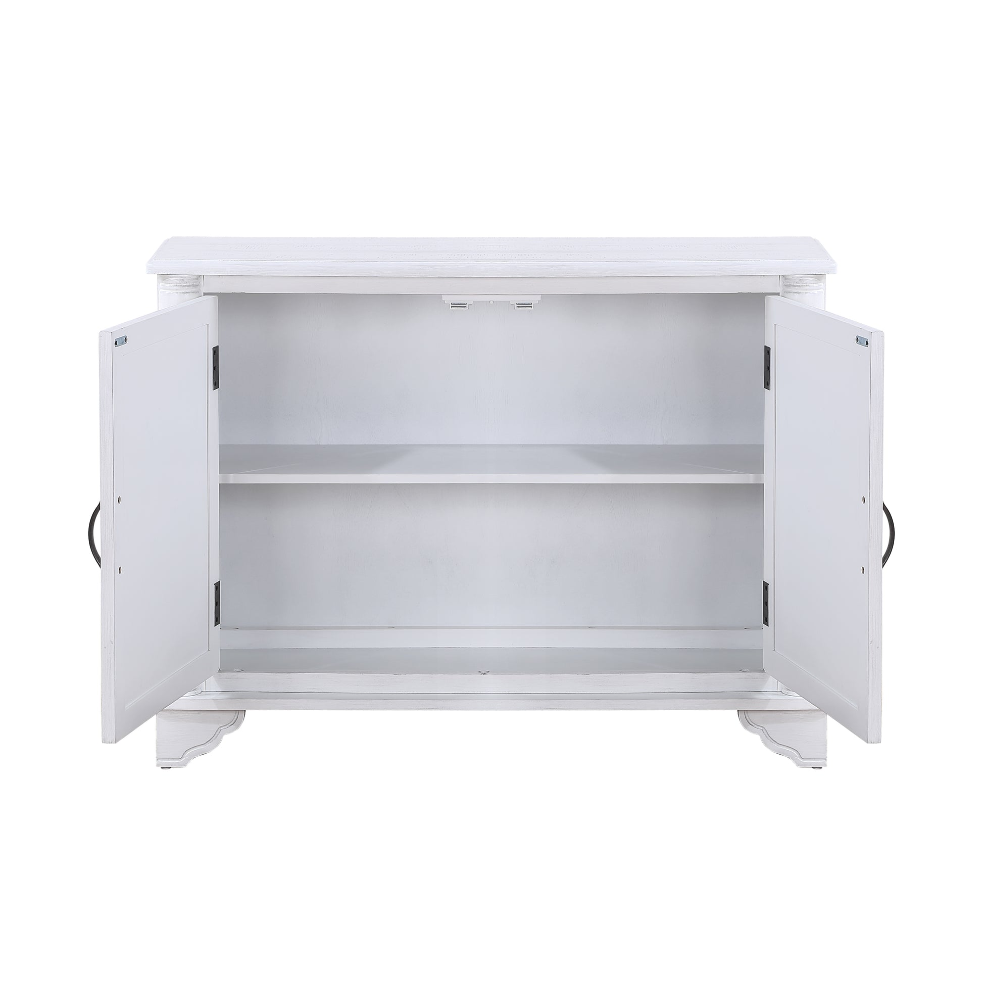 40" Console Table With Storage Shelf, Retro Entryway Table With Adjustable Storage Shelf, Sofa Couch Table For Hallway, Entry Way, Living Room, Foyer, Antique White Antique White Pine