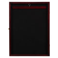 Jersey Frame Display Case With Lengthened Hanger For Baseball Basketball Football Hockey Sport Shirt And Uniform, Brown Brown Pine
