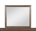 Arcadia Mirror, No Assembly Required, Old Forest Glen Finish Brown Brown Bedroom Rustic Pine Pine