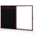 Jersey Frame Display Case With Lengthened Hanger For Baseball Basketball Football Hockey Sport Shirt And Uniform, Brown Brown Pine