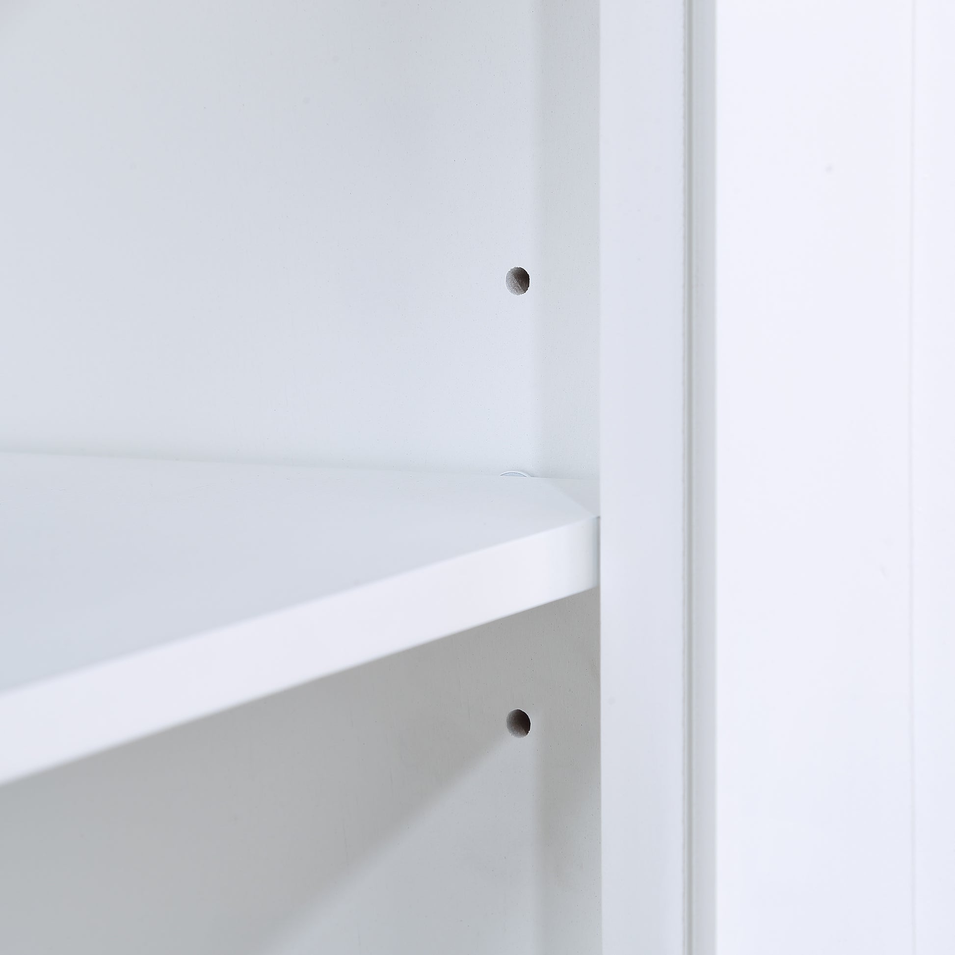 40" Console Table With Storage Shelf, Retro Entryway Table With Adjustable Storage Shelf, Sofa Couch Table For Hallway, Entry Way, Living Room, Foyer, Antique White Antique White Pine