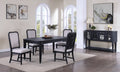 Formal Traditional 5Pc Dining Room Se Dark Brown Finish 18