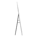 The 4Th Generation Floor Standing Full Length Rearview Mirror. Aluminum Alloy Metal Frame Arched Wall Mirror, Bathroom Makeup Mirror, Floor Standing Mirror With Bracket. Silver 71 