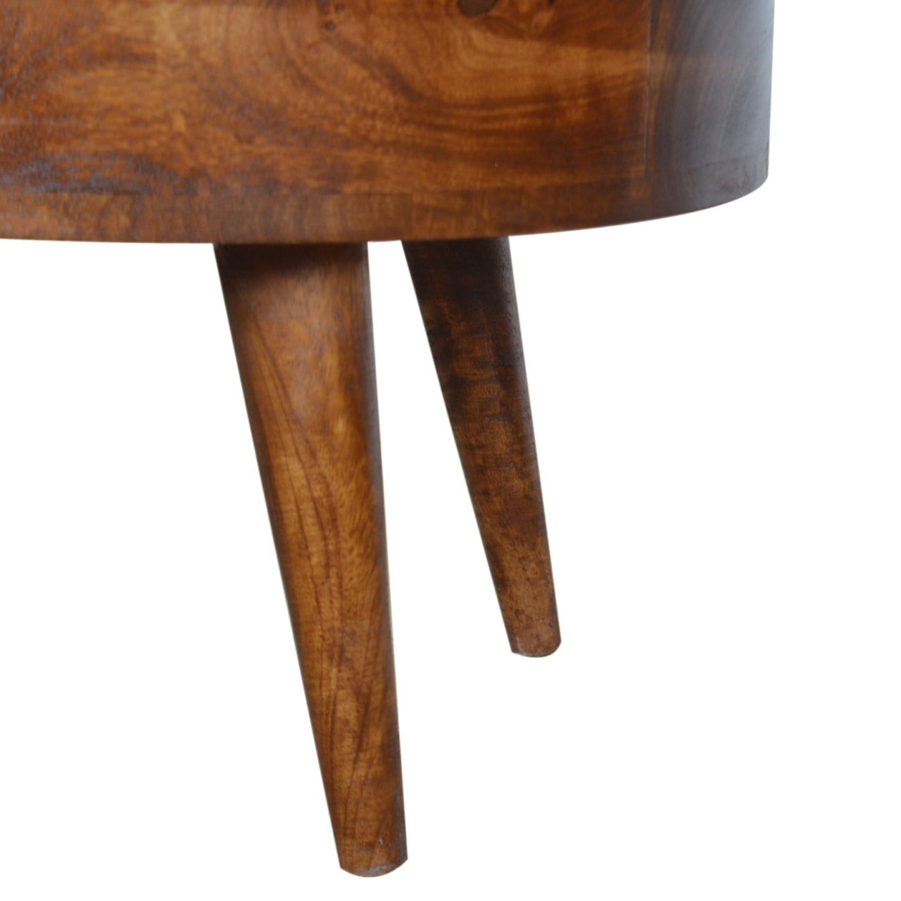 Chestnut Rounded Coffee Table Chestnut Solid Wood