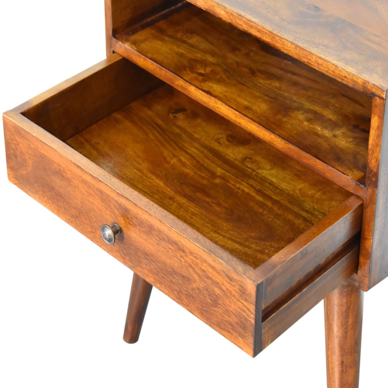 Modern Chestnut Solid Wood Bedside Chestnut Solid Wood