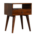 Modern Chestnut Solid Wood Bedside Chestnut Solid Wood