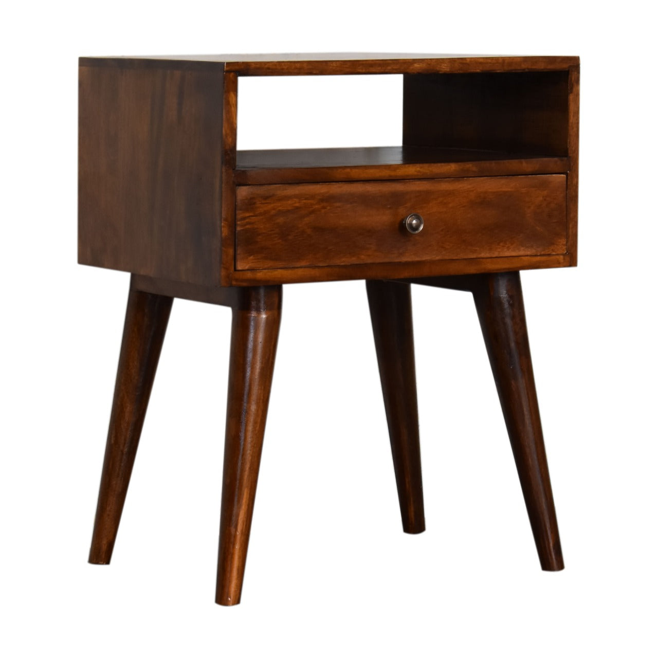 Modern Chestnut Solid Wood Bedside Chestnut Solid Wood