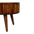Stripe Chestnut Coffee Table Chestnut Solid Wood