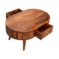 Stripe Chestnut Coffee Table Chestnut Solid Wood