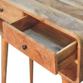 Sonata Console Table Oak Solid Wood