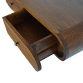 Floating Chestnut London Console Chestnut Solid Wood