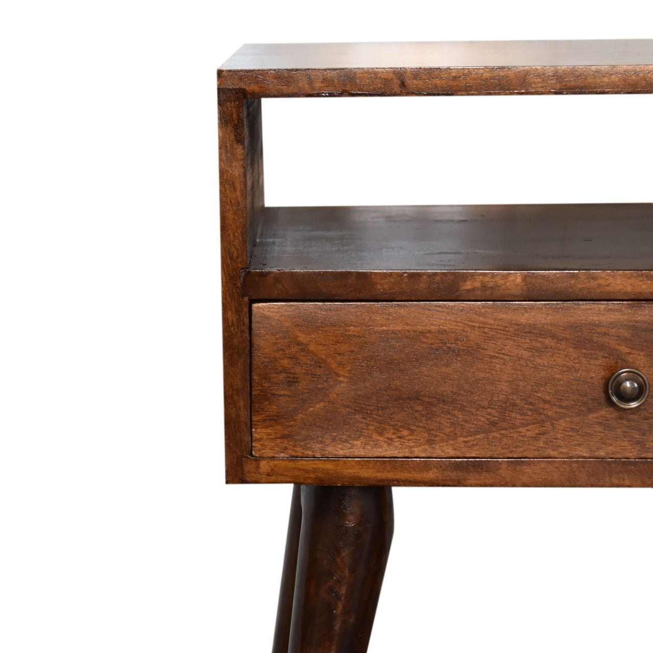 Modern Chestnut Solid Wood Bedside Chestnut Solid Wood