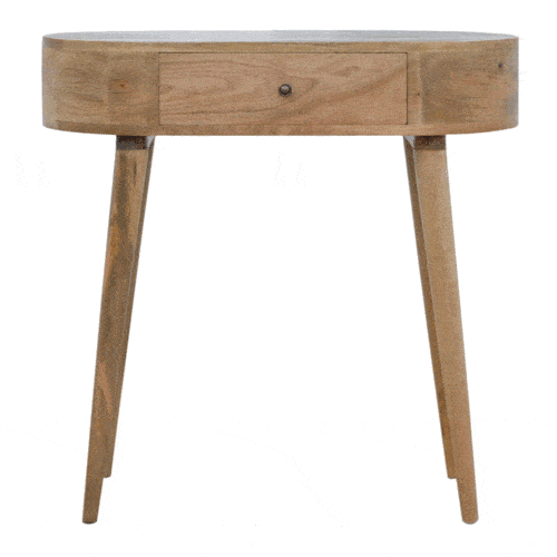 Albion Console Oak Solid Wood