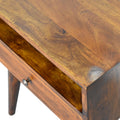 Modern Chestnut Solid Wood Bedside Chestnut Solid Wood