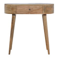 Albion Console Oak Solid Wood