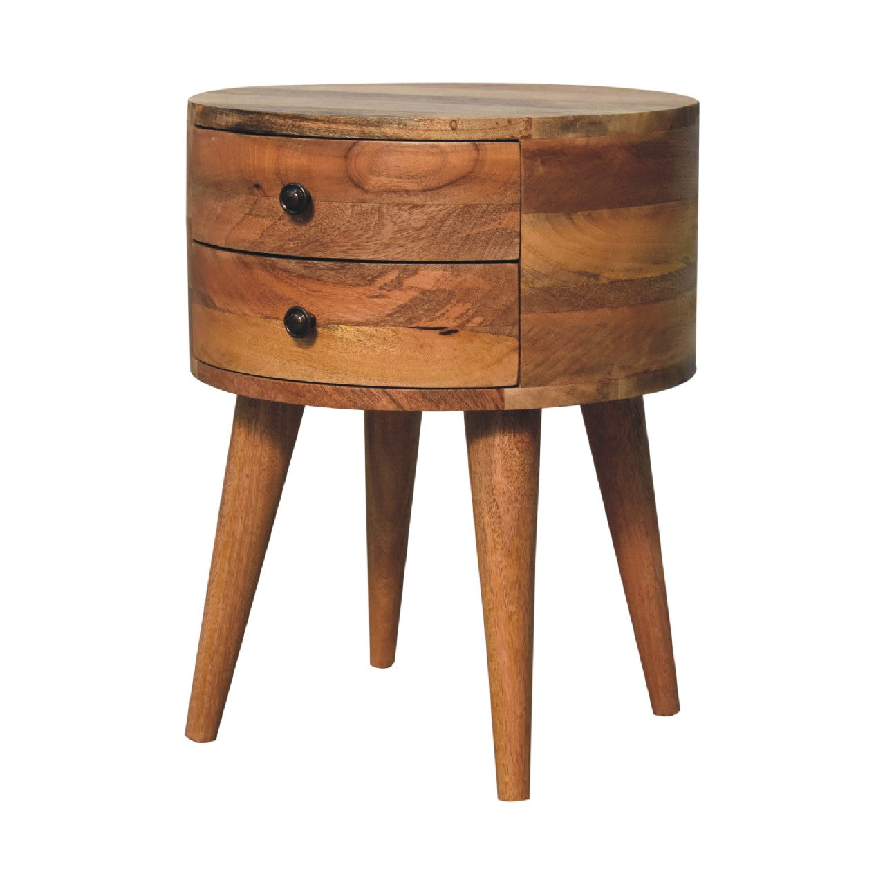 Odyssey Oak Ish Bedside Oak Solid Wood