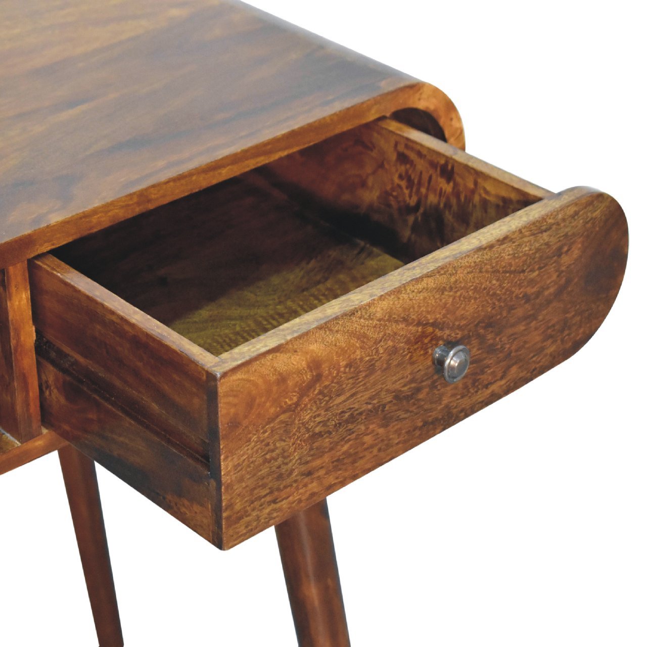 Chestnut London Open Console Chestnut Solid Wood