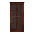 Tall Cherry Glazed Cabinet Cherry Solid Wood