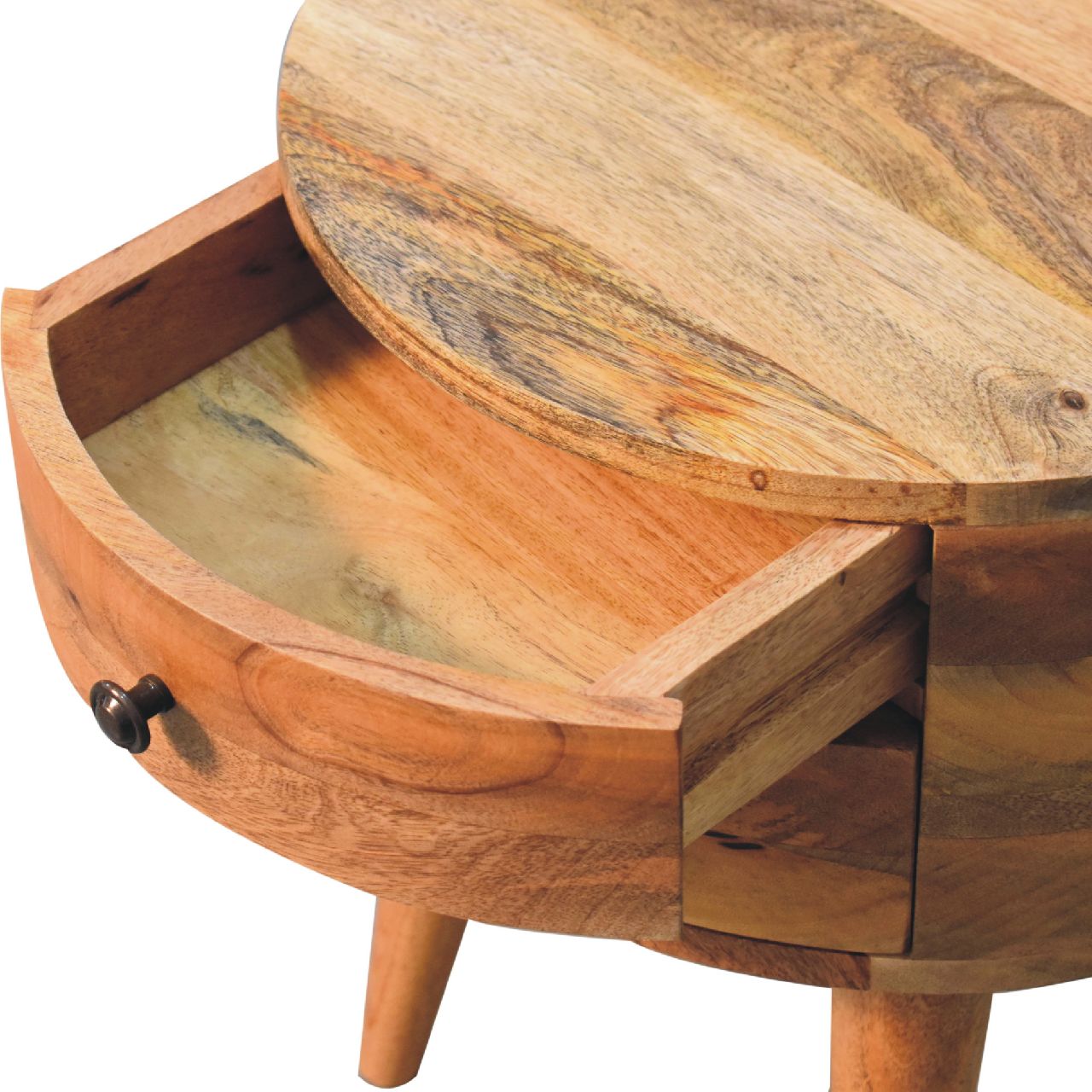 Odyssey Oak Ish Bedside Oak Solid Wood