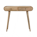 London Console Table Oak Solid Wood