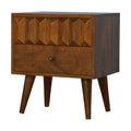 Chestnut Prism Bedside Chestnut Solid Wood