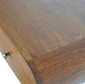 Floating Chestnut London Console Chestnut Solid Wood