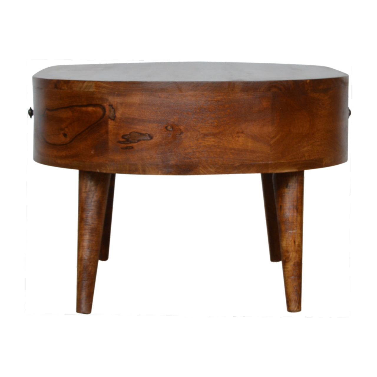 Chestnut Rounded Coffee Table Chestnut Solid Wood