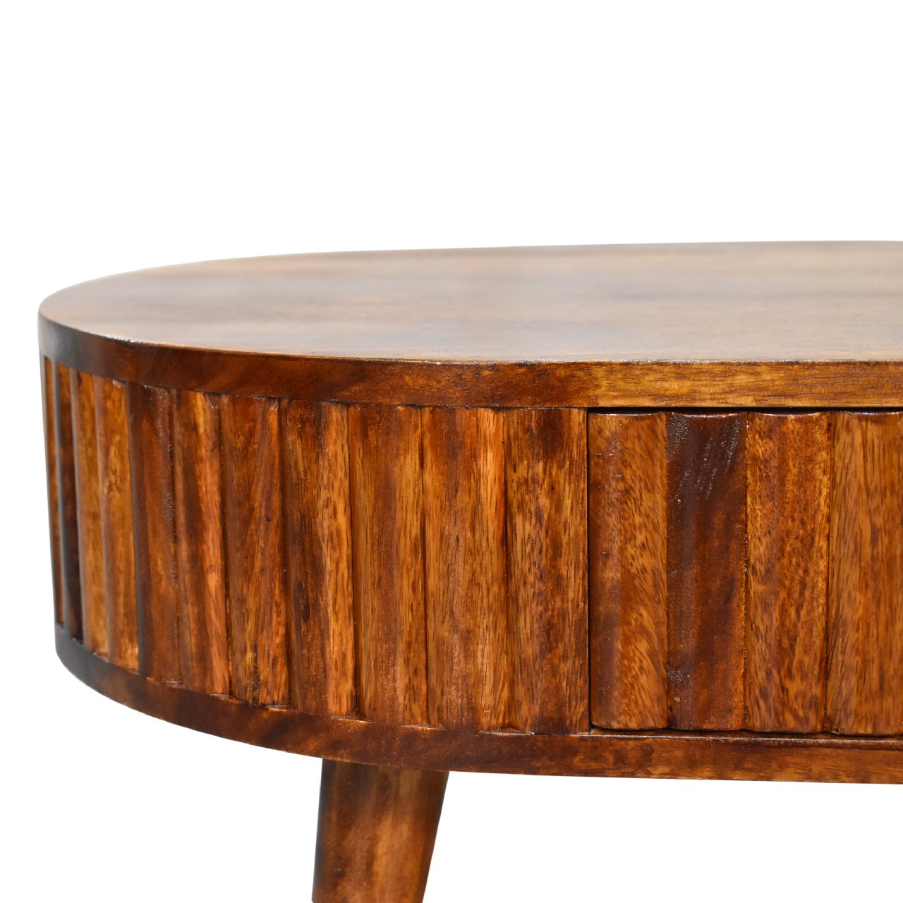 Stripe Chestnut Coffee Table Chestnut Solid Wood