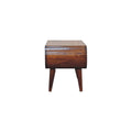 Amaya Nordic Style Coffee Table Chestnut Solid Wood
