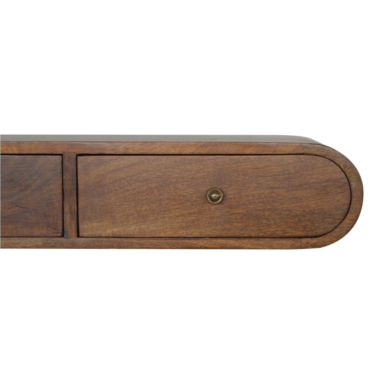 Floating Chestnut London Console Chestnut Solid Wood