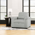 3 In 1 Convertible Sleeper Chair Sofa Bed Pull Out Couch Adjustable Chair With Pillow, Adjust Backrest Into A Sofa, Lounger Chair, Single Bed Or Living Room Or Apartment, Gray Gray Polyester