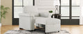 3 In 1 Convertible Sleeper Chair Sofa Bed Pull Out Couch Adjustable Chair With Pillow, Adjust Backrest Into A Sofa, Lounger Chair, Single Bed Or Living Room Or Apartment, Beige Beige Polyester