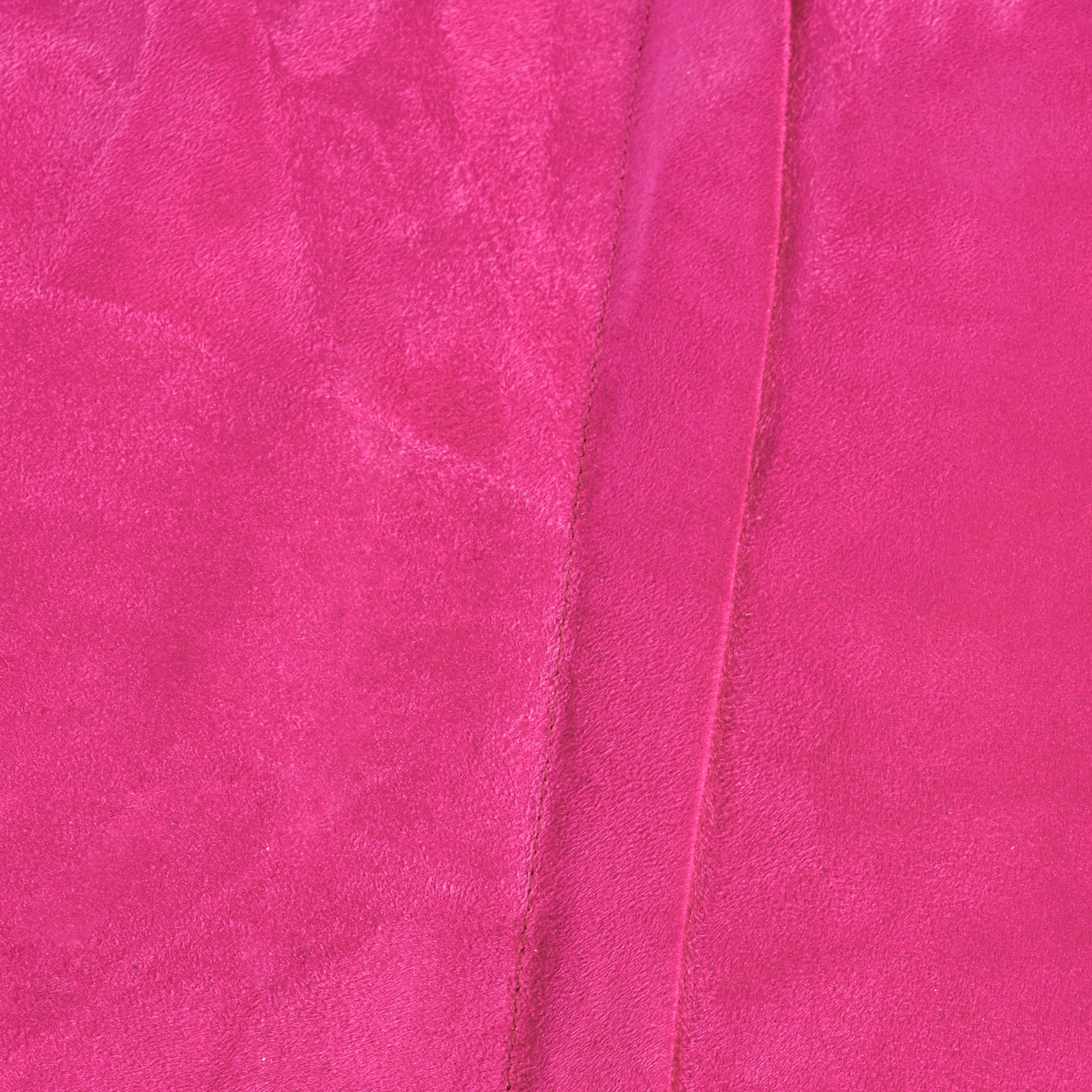 Michael 4 Foot Cylindrical Suede Bean Bag, Fuchsia Fuchsia Polyester