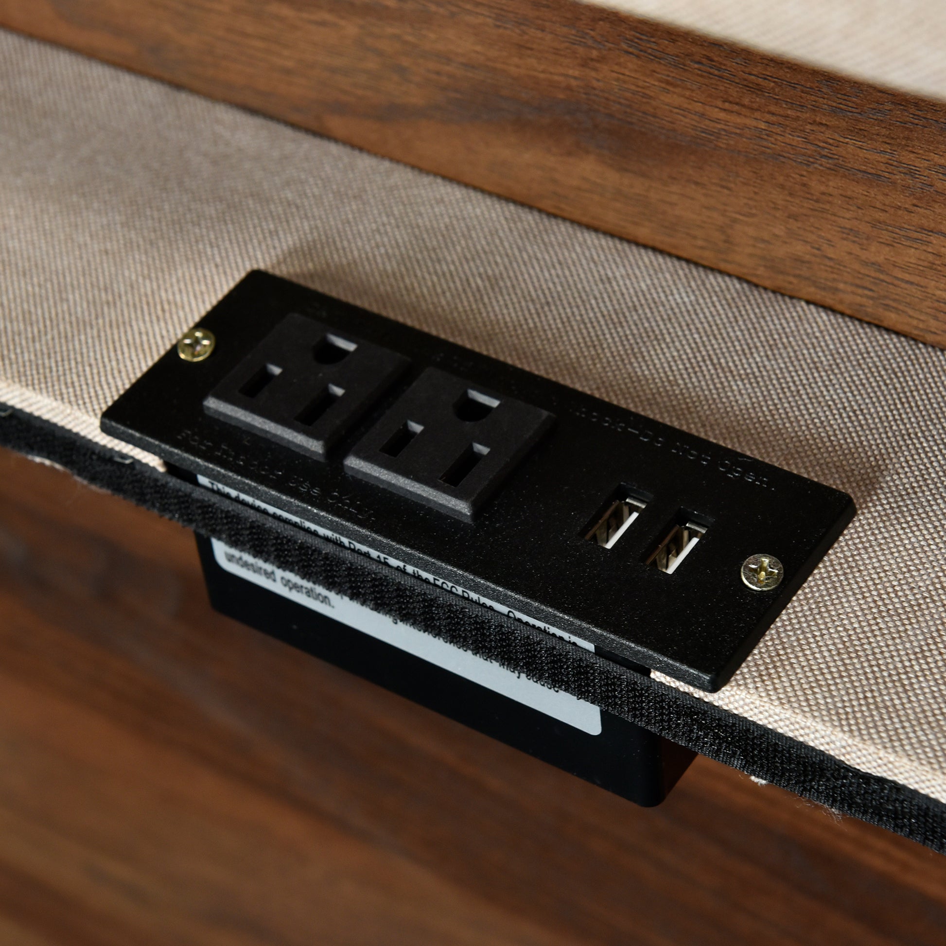 Queen Size Upholstered Platform Bed With Storage Headboard, Sensor Light And A Set Of Sockets And Usb Ports, Linen Fabric, Beige Beige Linen