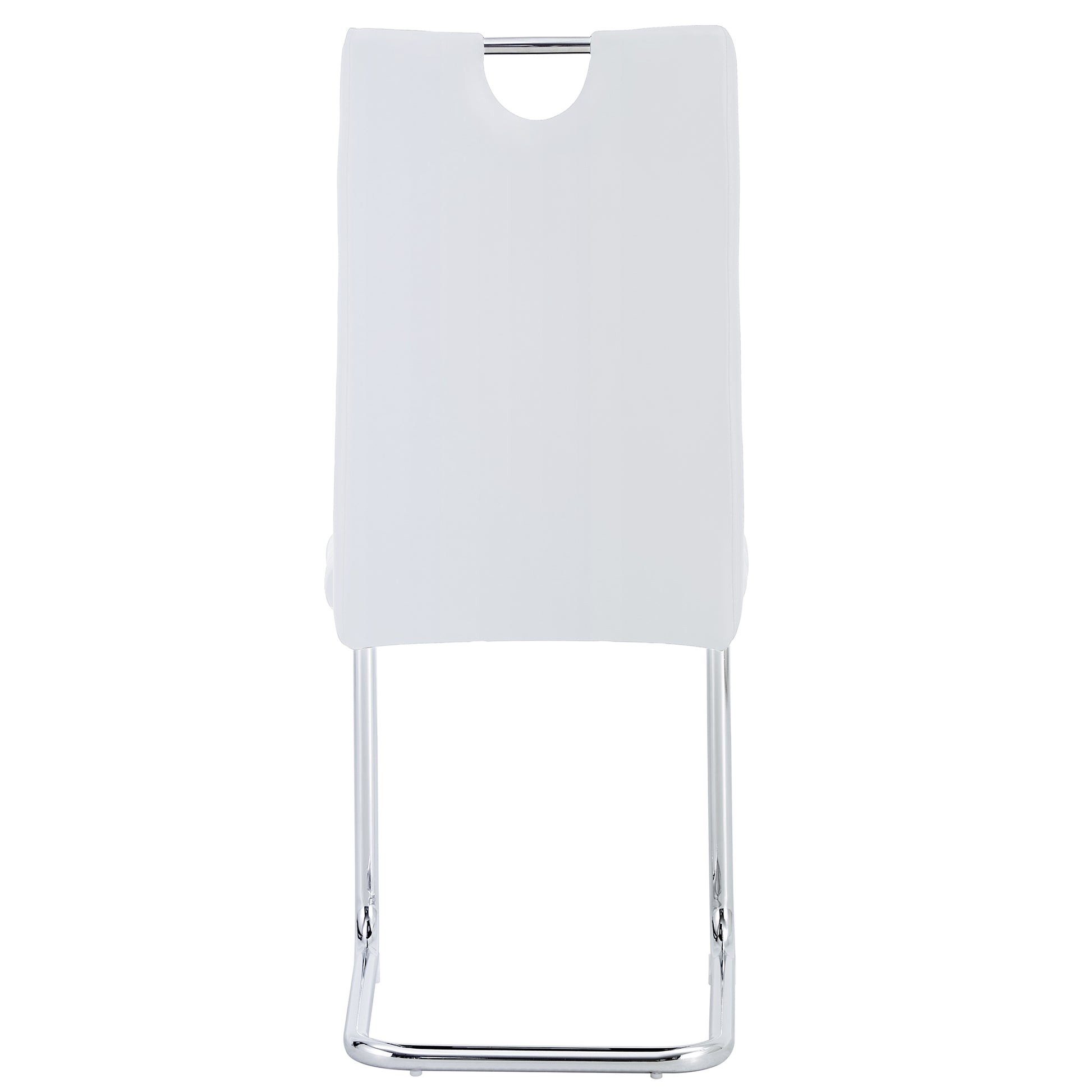 Modern Dining Table Set With Convertible Base, Luxury Rectangular Kitchen Table For 6, 5 Piece Dining Room Set With Glass Tabletop And X Shaped Legs, Dining Table & 4 Chairs Black Marble&White