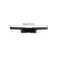 1Set For 2008 2016 Ford F250 With Holes Electroplating Fo1103150 Black And Silver Metal Plastic