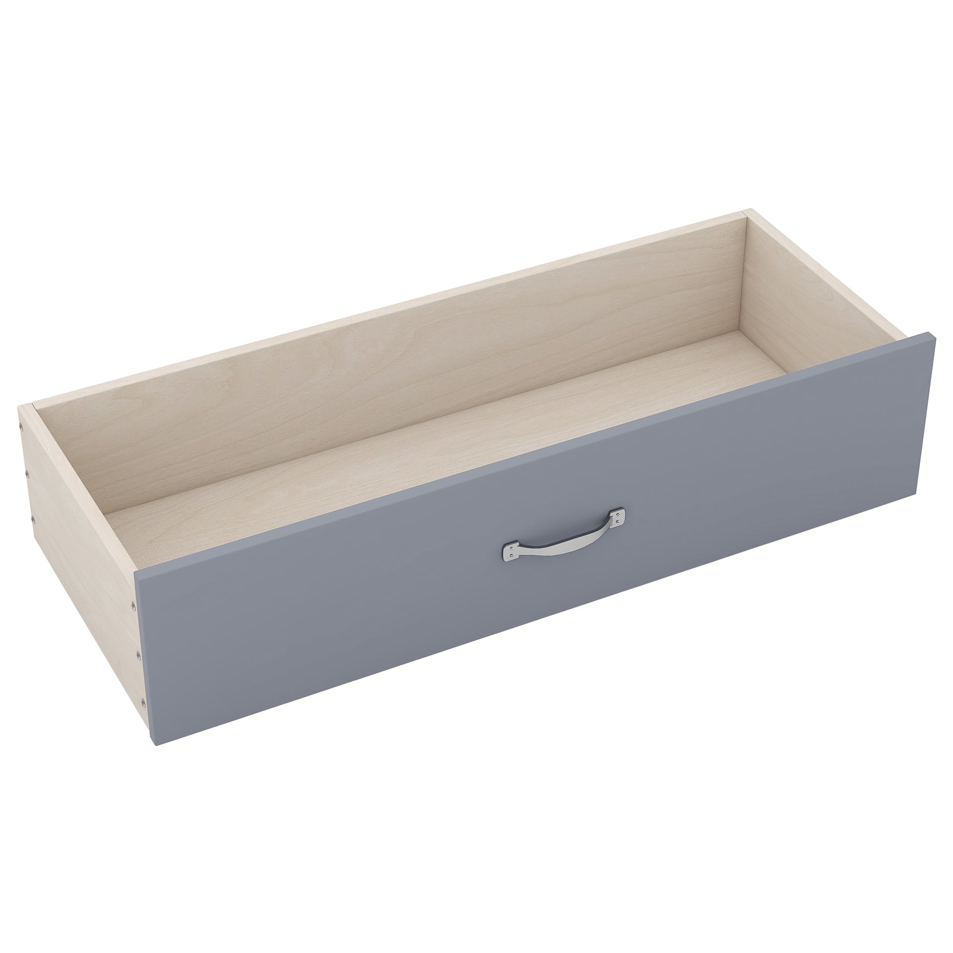 Full Size Platform Bed With Drawers And Storage Shelves, Gray Gray Solid Wood Mdf