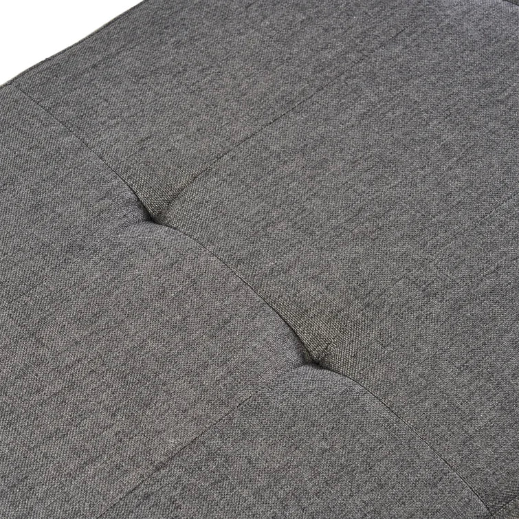 Baltimore Ottoman Dark Gray Fabric