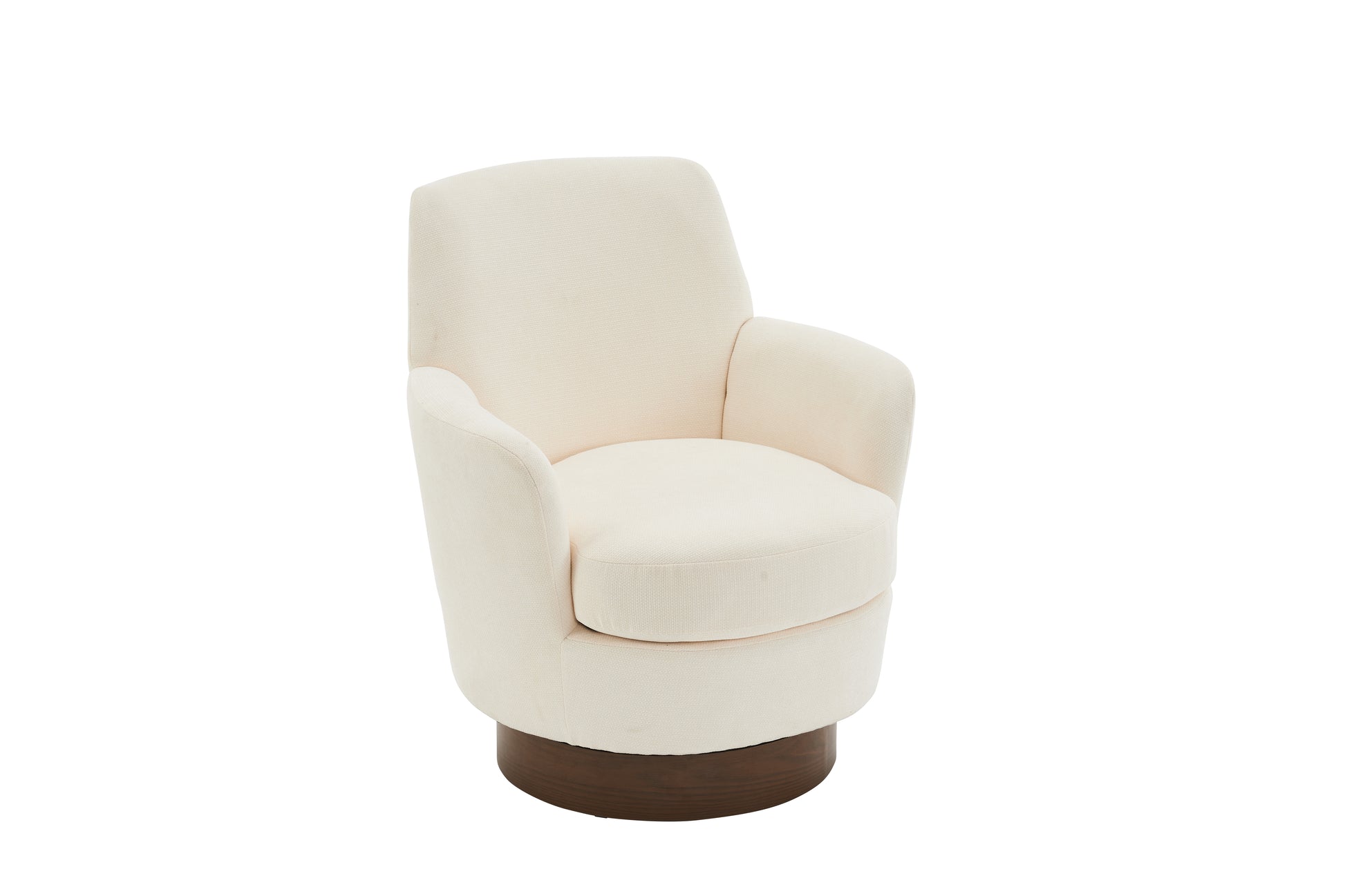 Polyester Swivel Barrel Chair, Swivel Accent Chairs Armchair For Living Room, Reading Chairs For Bedroom Comfy, Round Barrel Chairs With Gold Stainless Steel Base Beige Beige Primary Living Space American Design Foam Polyester