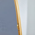 The 4Th Generation Floor Standing Full Length Rearview Mirror. Metal Framed Arched Wall Mirror, Bathroom Makeup Mirror, Floor Standing Mirror With Bracket. 71 